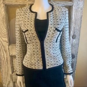 Black & White Tweed Blazer